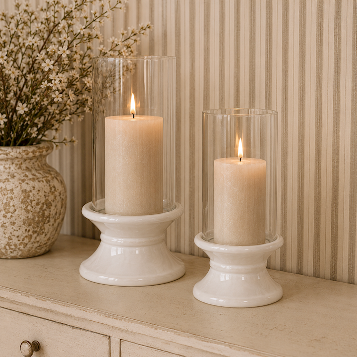 BRINDISI SMALL CANDLE LAMP 15x15x24cm
